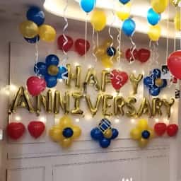 Romantic Anniversary Hall Setup