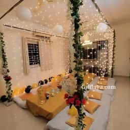 Anniversary Sit Down setup