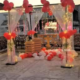 Anniversary Light Setup