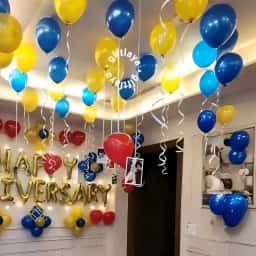 Romantic Anniversary Hall Setup