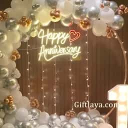 Silver White Theme Decoration