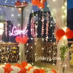 Anniversary Light Setup