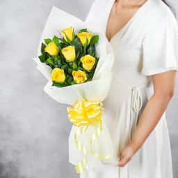 Yellow Rose Bouquet Delivery in Chandigarh