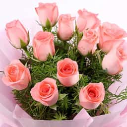 Pink rose bouquet delivery in Indore