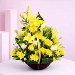 Fragrant Yellow Floral Arrangements