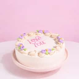 Roses with Cake Combo for Mom