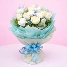 Touch of Luxury White Roses