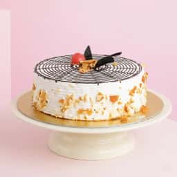 Mixed Flower Bouquet & Cake