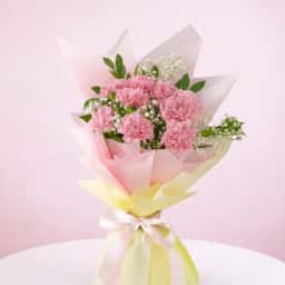 Carnations with Chocolates