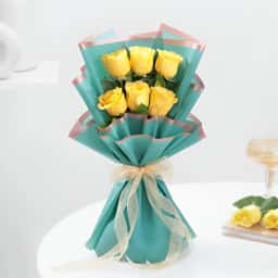 Yellow Rose Bouquet in Ahmedabad