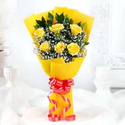 Yellow Rose Bouquet Delivery in Dehradun