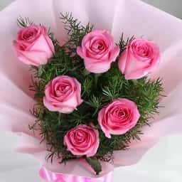 Pink Rose Bouquet Delivery in Jaipur