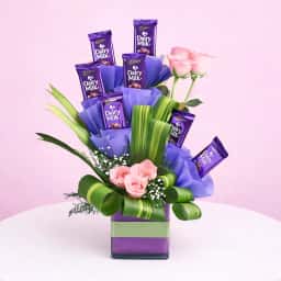 Dairy Milk Rose Bouquet