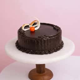 Roses with Truffle Cake Combo