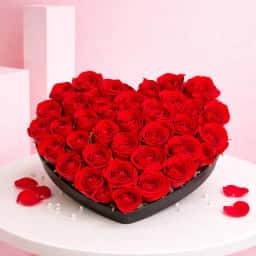 Rose Day Heart Box