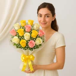 Mix Rose Flower Bouquet