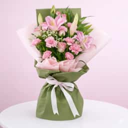 Blushing Pink Floral Arrangement