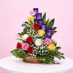 Chocolate Rose Mixed Bouquets