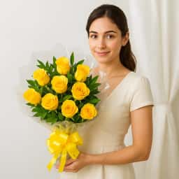 Yellow Roses Bunch