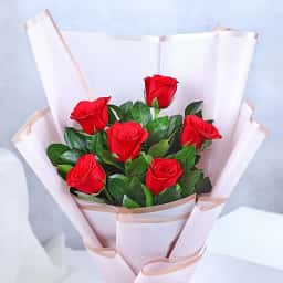 6 Rose bouquet delivery in Bhubaneswar