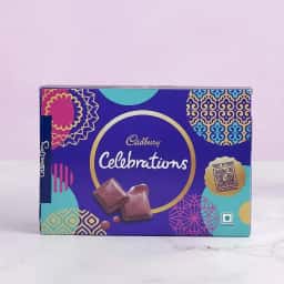 Radiant Orchid Vase with Chocolate