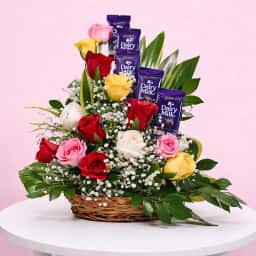 Chocolate Rose Mixed Bouquets