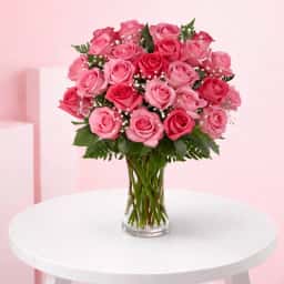 Simple Pink Rose Bouquet