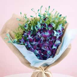 Gorgeous Blue Orchis Bouquet
