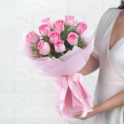 Pink Rose Bouquet Delivery in Nagpur