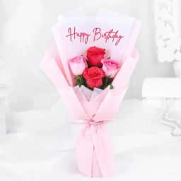 Cute rose bouquet delivery in Lucknow