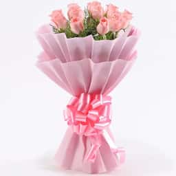 Pink rose bouquet delivery in Indore