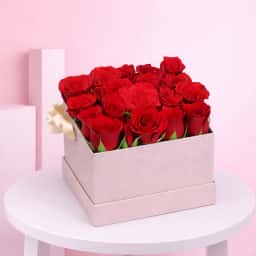 Romantic Red Rose Box