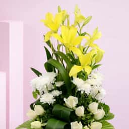 Serene Dreams Floral Basket