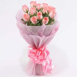 Pink rose bouquet delivery in Indore