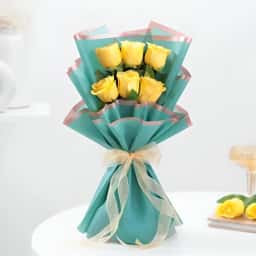 Yellow Rose Bouquet Delivery in Nagpur