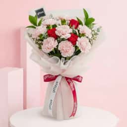 Bright Roses in a Bouquet
