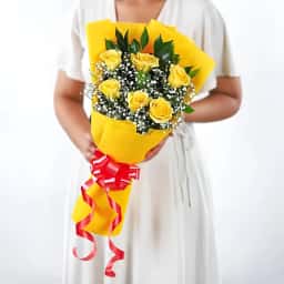 Yellow Rose Bouquet Delivery in Dehradun