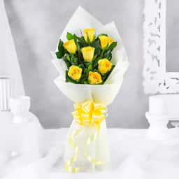 Yellow Rose Bouquet Delivery in Chandigarh
