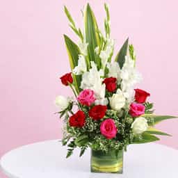 Exotic Vase Flower Arrangement