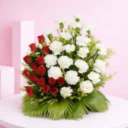 Merry Times with Carnations n Roses