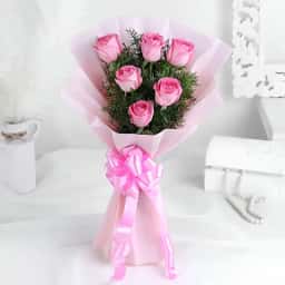 Pink Rose Bouquet Delivery in Dehradun
