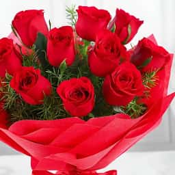 Wrapped Red Rose Bouquet Delivery in Visakhapatnam
