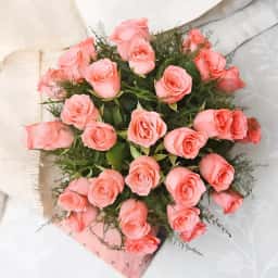 Pink Rose Basket