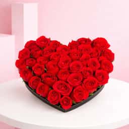 Rose Day Heart Box