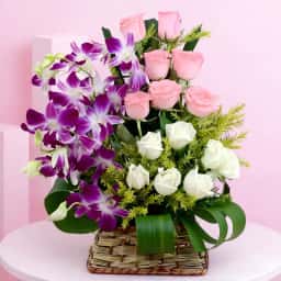 Roses and Orchids Bouquet