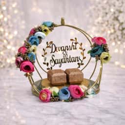 Engagement Ring Metallic Platter