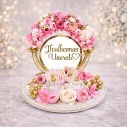 Engagement Ring Platter Decoration