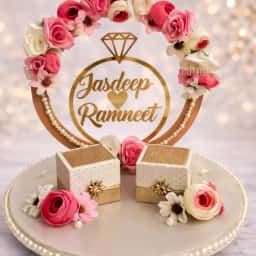 Simple Engagement Ring Platter