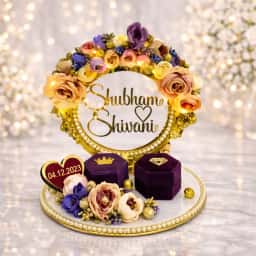 Customized Ring Wedding Tray
