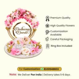 Engagement Ring Platter Decoration